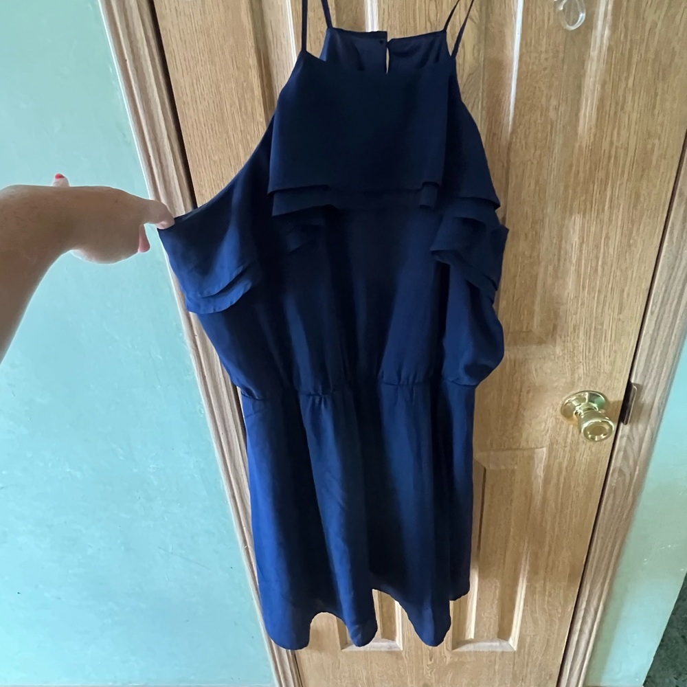 Maurices Midnight Blue Spaghetti Strap Dress